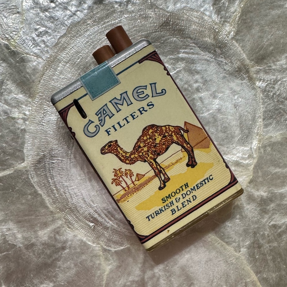Vintage Camel cigaret box lighter